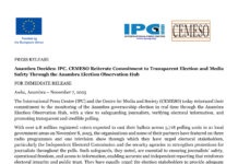 Anambra Decides: IPC, CEMESO Reiterate Commitment to Transparent Election and Media Safety Through the Anambra Election Observation Hub