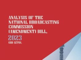 Publication: ANALYSIS OF THE NATIONAL BROADCASTING COMMISSION (AMENDMENT) BILL, 2023 (HB 1270).
