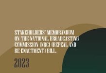 STAKEHOLDERS’ MEMORANDUM ON THE NATIONAL BROADCASTING COMMISSION (NBC) (REPEAL AND RE-ENACTMENT) BILL, 2023