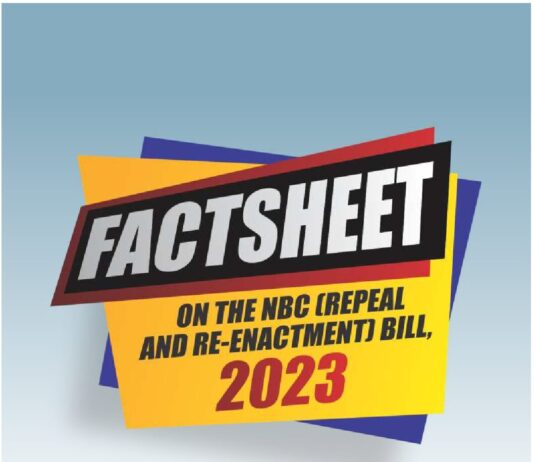 Factsheet on the NBC (Repeal and Re-enactment) Bill 2023